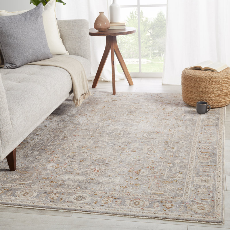 Tapis oriental gris, Rectangle 12 pi x 15 pi 6 po