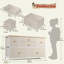 Hanny 100cm W 6 - Drawer Chest of Drawers-385442810
