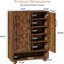 Armoire à chaussures de style naturel, armoire de rangement