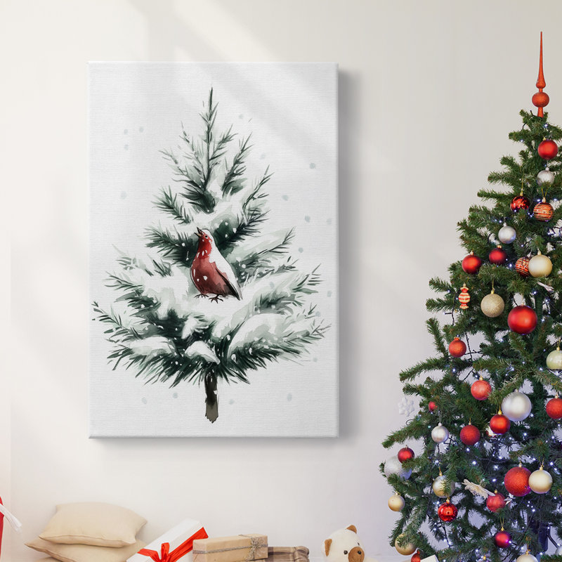 Christmas Holiday Art - Gallery Wrapped Canvas CDXXVIII, 60" H x 40" W