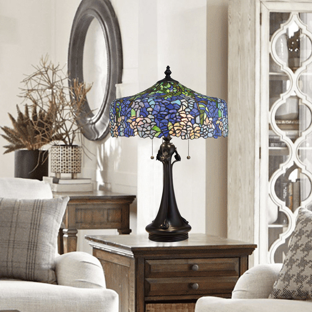 Fine Art Lighting 27" Tiffany Style Wisteria Table Lamp Fine Art Lighting