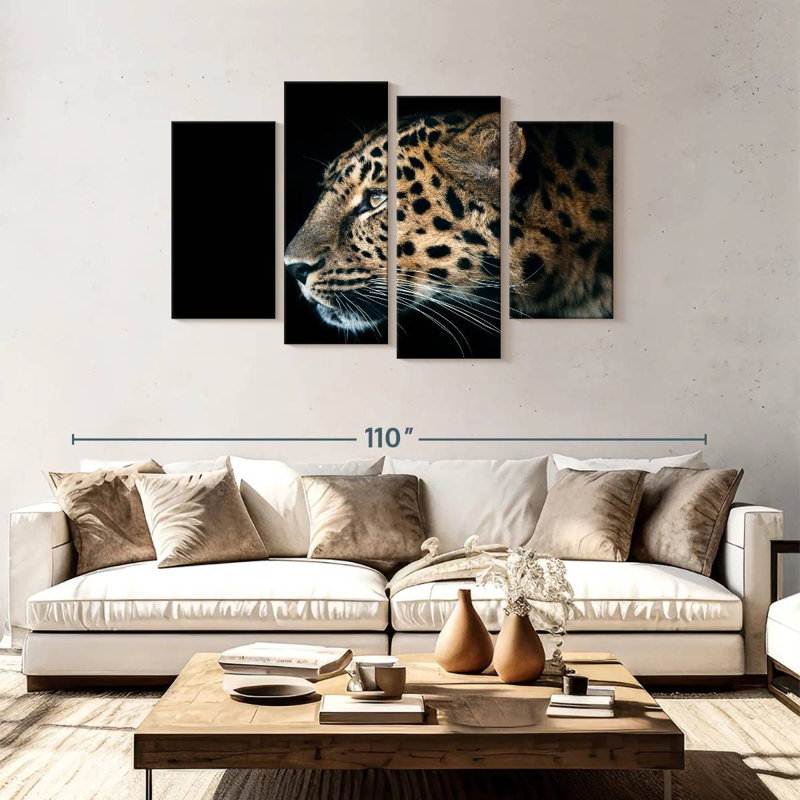 Brampt Cheetah Determination, 48" H x 75" W