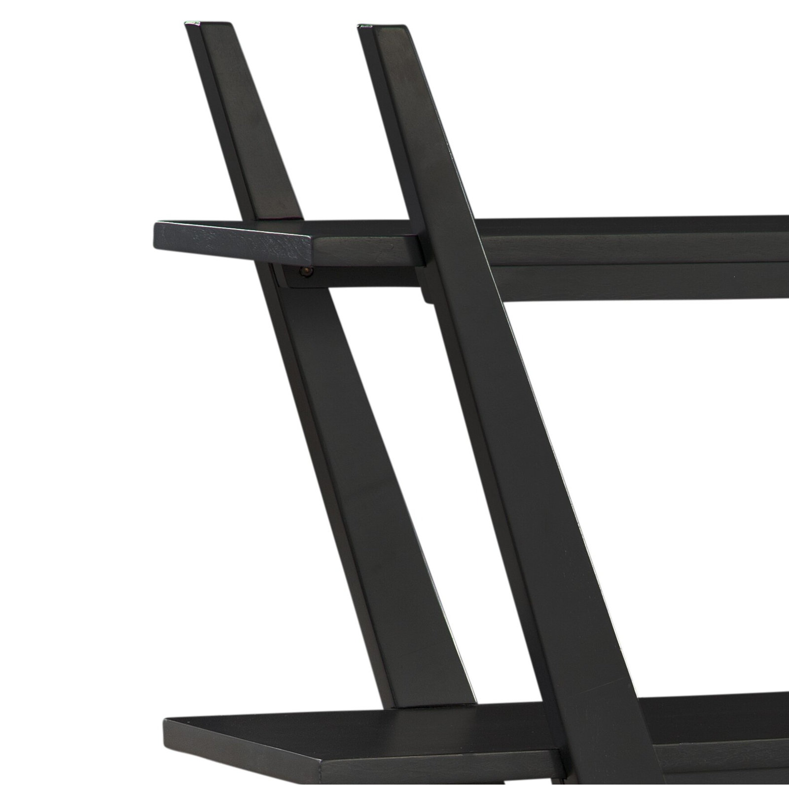 Eldorado Standard Etagere Bookcase, Black