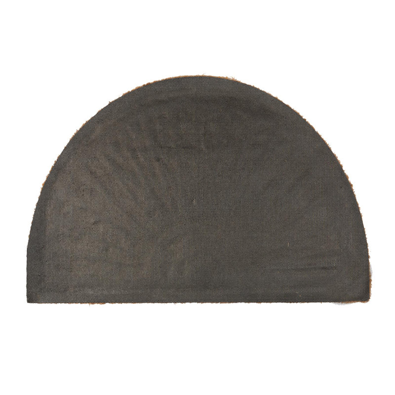 Nicola Spring - Coir Half Moon Door Mats - 60 x 40cm - Embossed