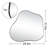 Jhanel Cloud-Shaped Black Wall Mirror