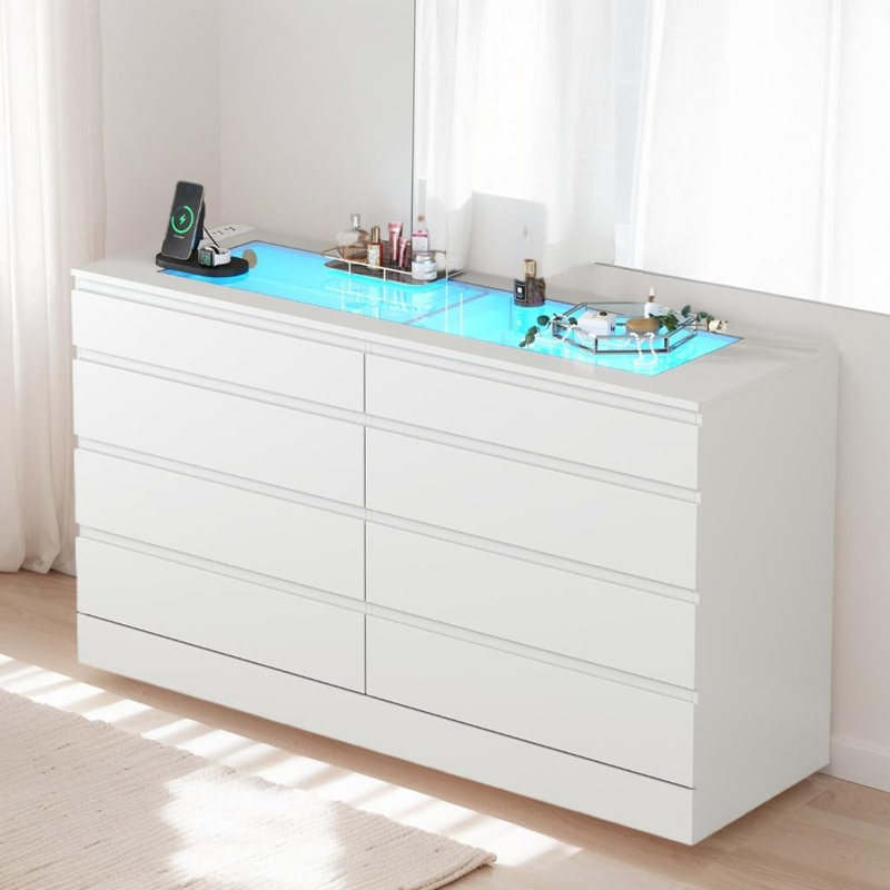 120 cm W Chest of 8 Drawers