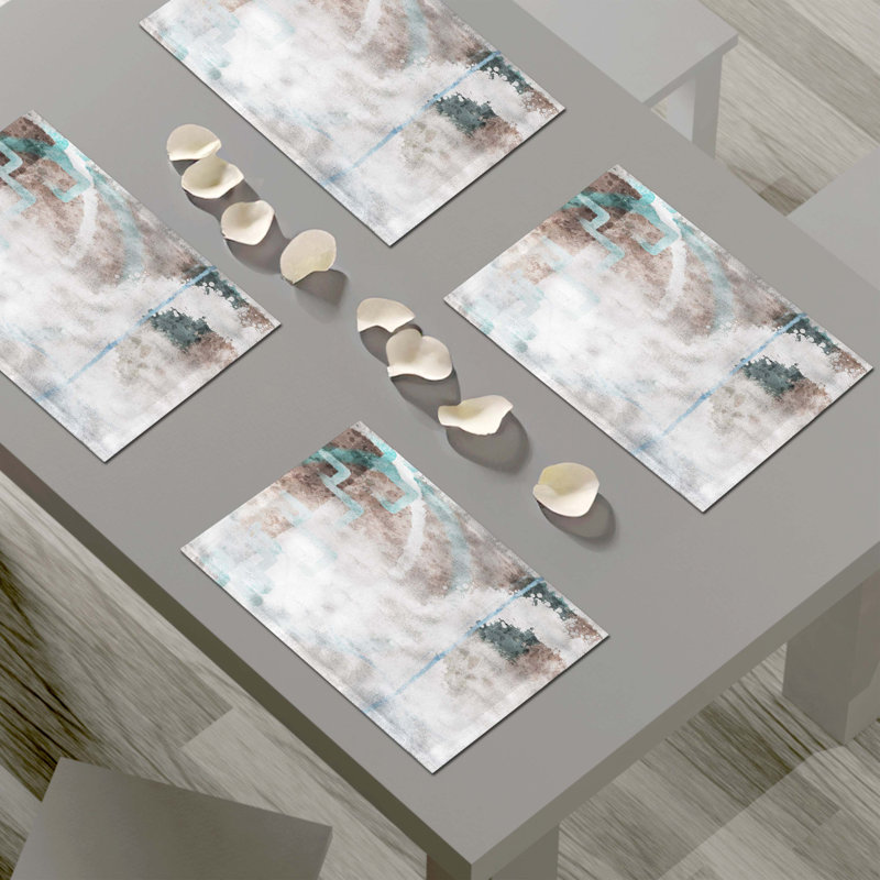 Napperon abstrait en polyester