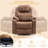 Upholstered Heated Massage Chair-423692566