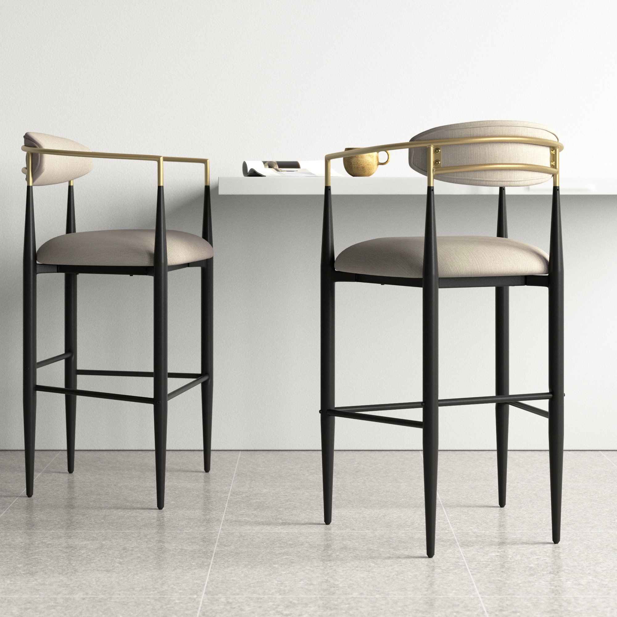 Gold bar outlet stools wayfair