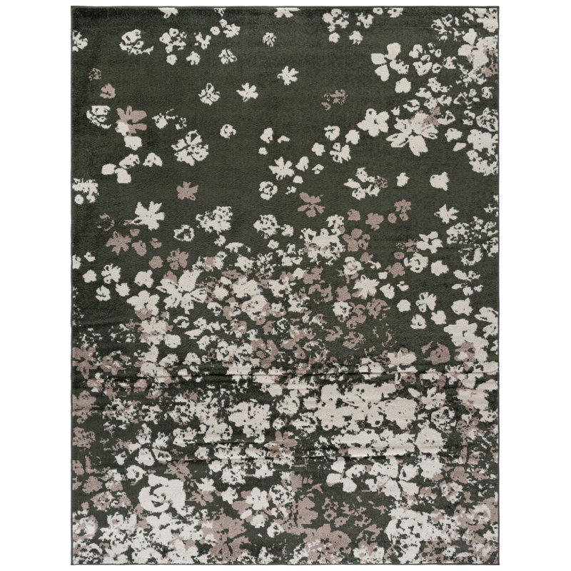 Tapis floral Yudiel Performance, Rectangle 8 pi x 10 pi