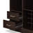 Hazen Espresso Finish Wine Cabinet III