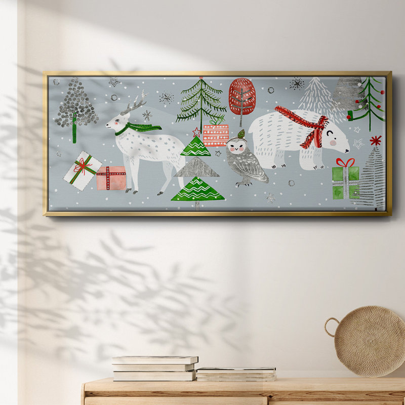 Collection Stars & Snowflakes - toile encadrée, H 8 po x l 20 po