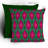 Wagner Campelo Ikat Leaves Throw Pillow-7494152