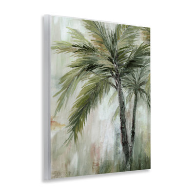  Abstract Palm Fans Wall Plaque Art by Nan