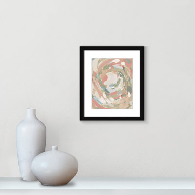 «Carmelo Abstract Energy Spring Colors on Paper» par Leah Straatsma, reproduction