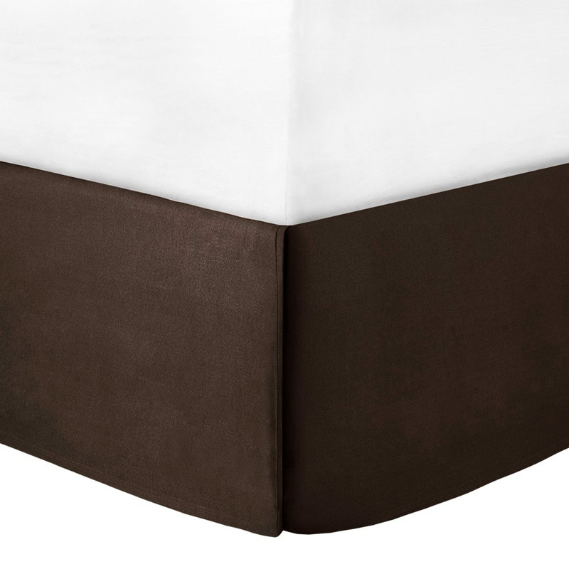 Édredon en faux suède beige 7 pièces