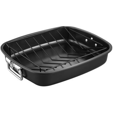 17 x 12.5 Rectangular Roaster with Nonstick Rack – Anolon