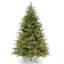 Sapin de Noël floqué et illuminé-2037025426