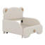 Canapé-lit rembourré extensible et voûté-391481724
