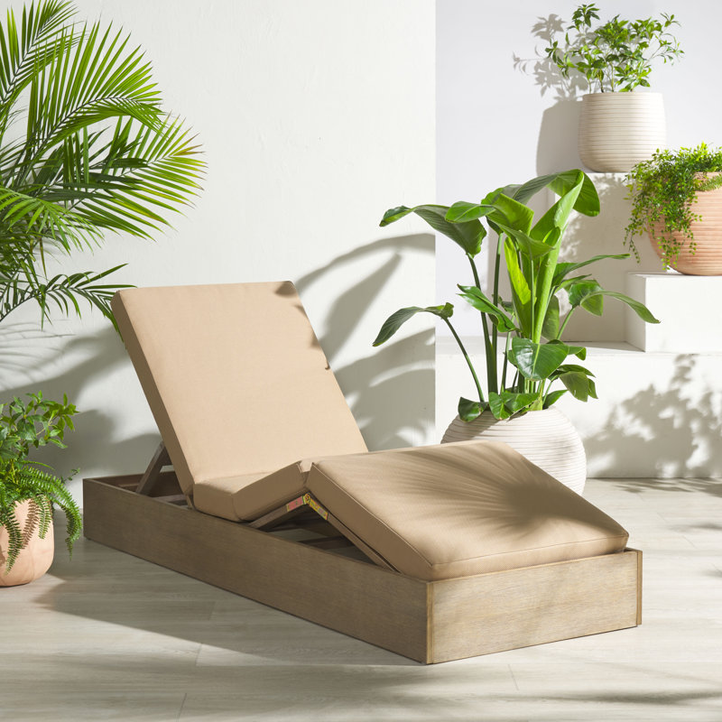 Chaise longue Fatima, Brun