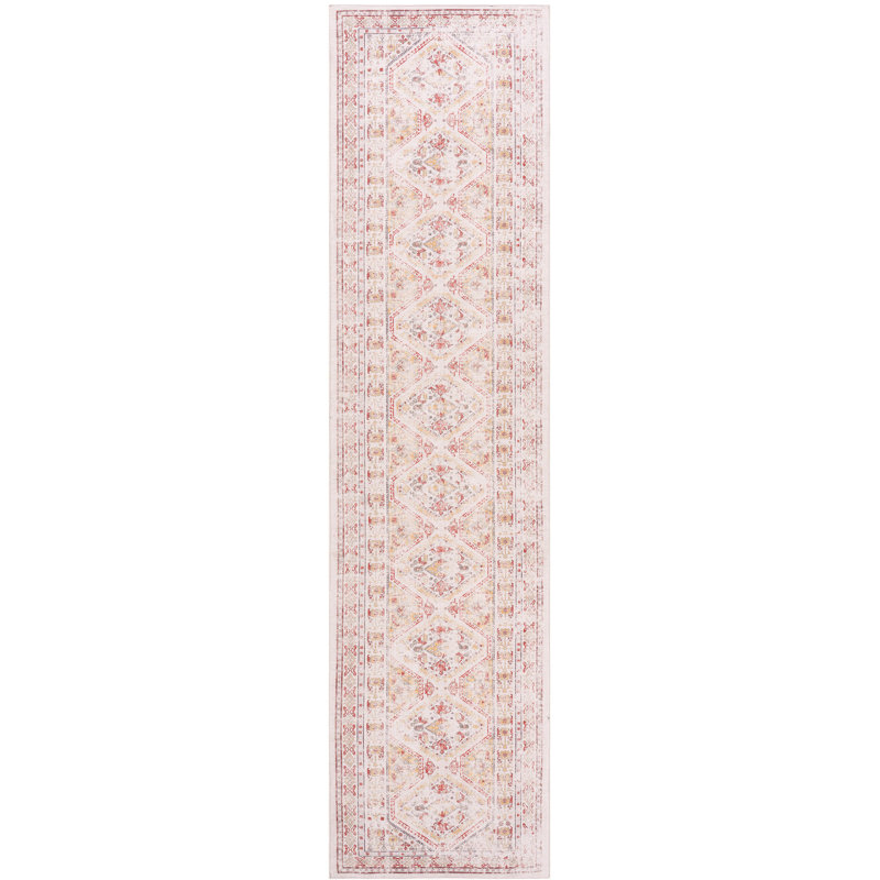 Beige Kitchen Rug 2'6''x10', Washable Low-pile Non-slip Non-shedding For Living Room, Bedroom, Dining 2'6''x10' Room Mat, Floor
