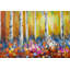 Hand -painted Changing of the Seasons Acrylic Painting