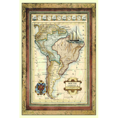 Carte de l'Amérique du Sud