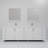 Jacques 84 in. W x 22 in. D Double Bath Vanity, Faucet Set, & 34 in. Mirrors-66637749-113025137