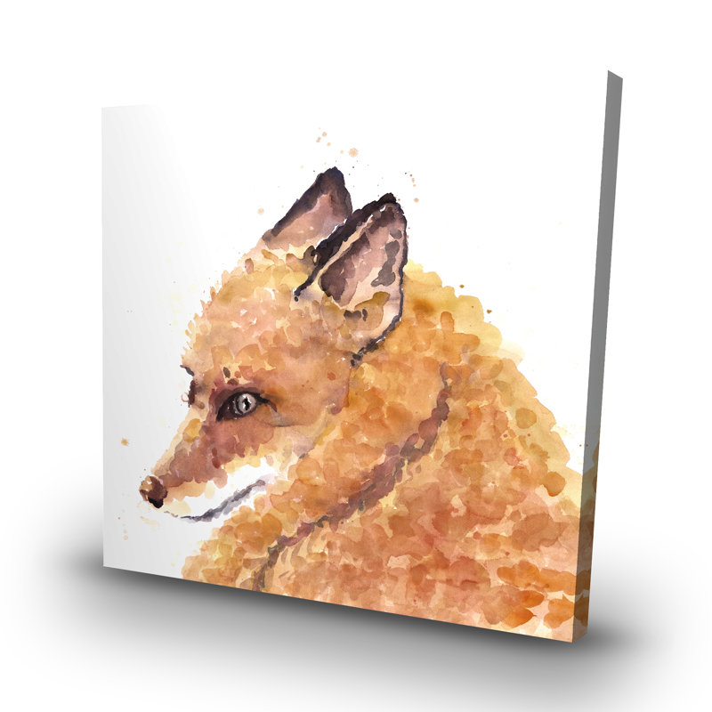 Fox - 32"x32" art on canvas