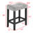 5 Piece Bar Table Set (Black; Gray)-1915581096-1915581097-1915581099