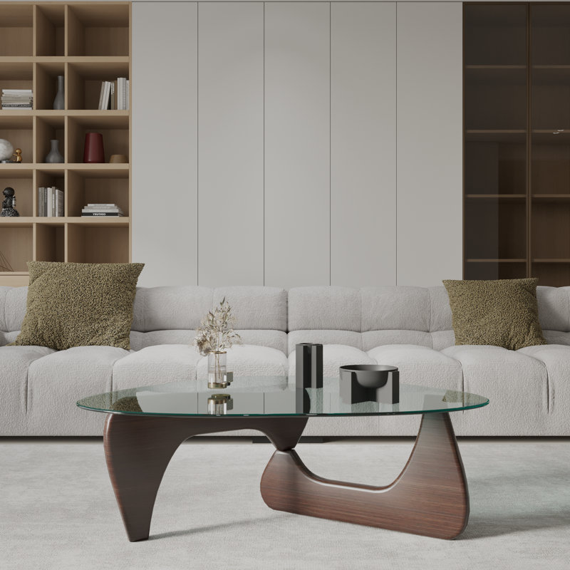 Harlingen Solid Coffee Table, Chestnut