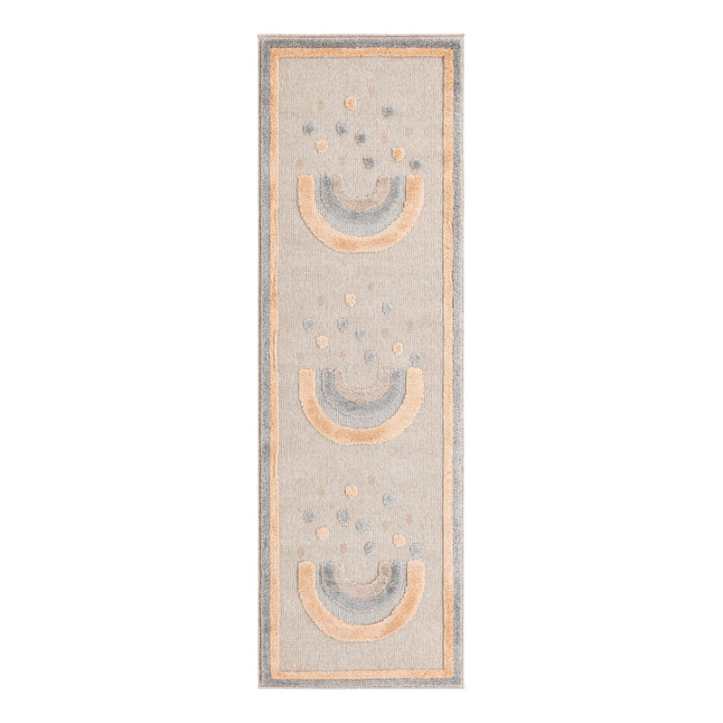 Unique Loom Prismatic Whimsy Kids Rug, Runner 2'7" x 8'