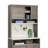 Hutch with Craft Storage, Brown finish
