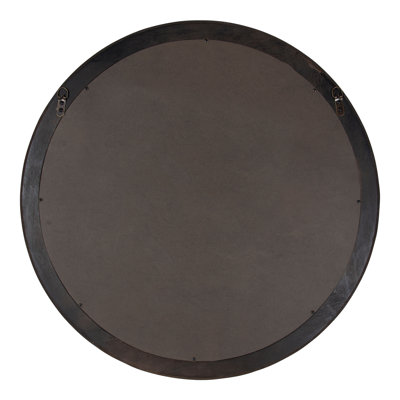 Round Mirror with Shelves
