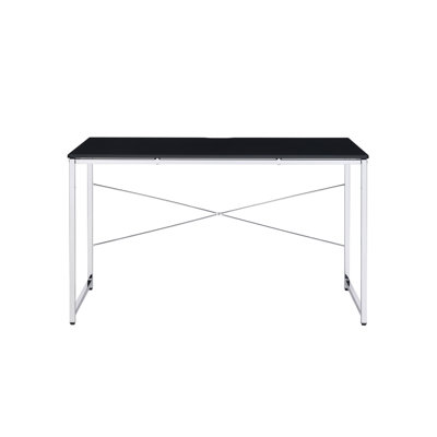 Bureau d'écriture Tennos & Chrome Finish (chaises de bureau non incluses)