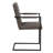 Berkine Upholstered Armchair with Ribbed Back-1293435275