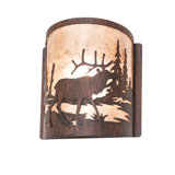 1 - Light Flush Mounted Sconce