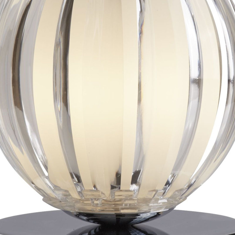 Bernardo Metal Table Lamp, Clear