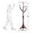 Janiya 8-Hook Solid Wood Freestanding Coat Rack -1854738706