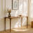 Walnut Console Table - Wooden Entryway Table