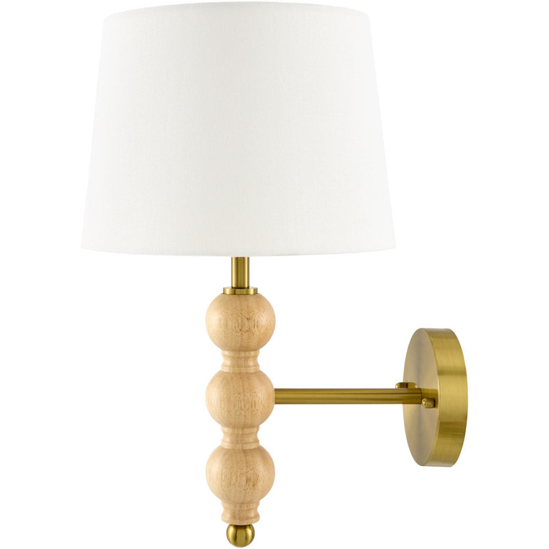 Galey Alix X Livabliss Wiluna Wall Sconce, Natural, White