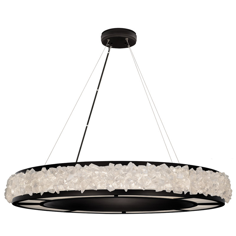 Arctic Halo 16 - Light Chandelier, Matte Black