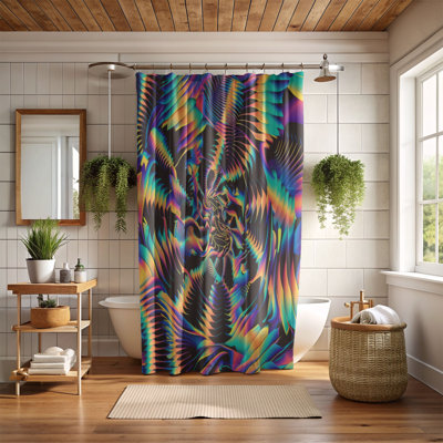 Trippy Light - Rideau de douche Premium