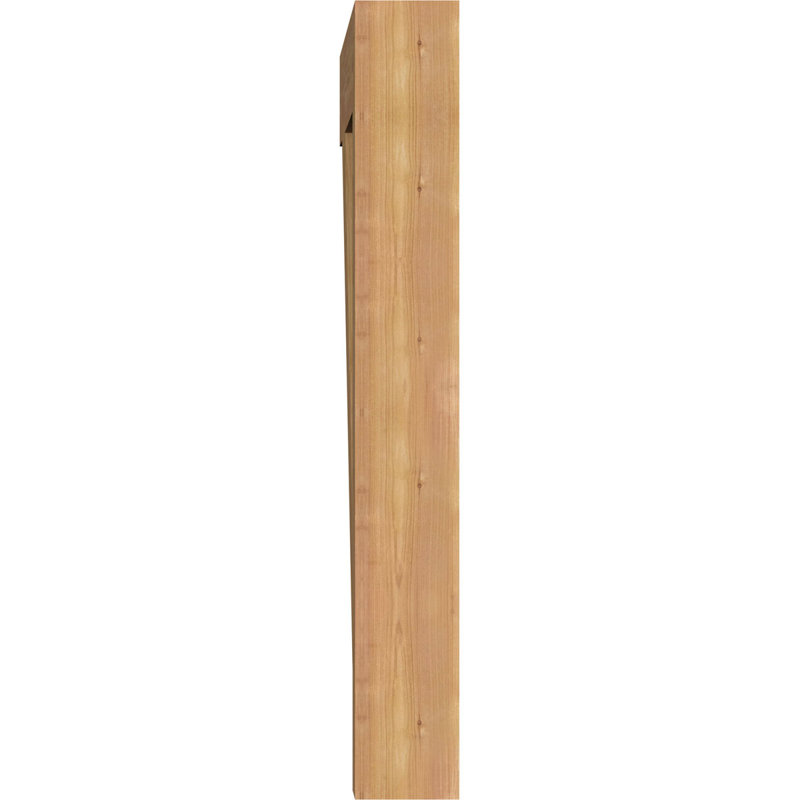 H 5,5 l, Cèdre rouge, H 42 po x l 5,5 po x P 38 po