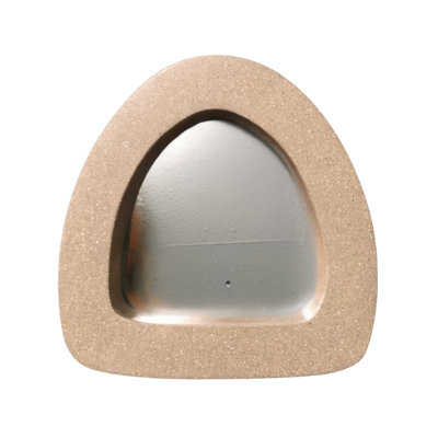 Small Oatmeal Arch Mirror