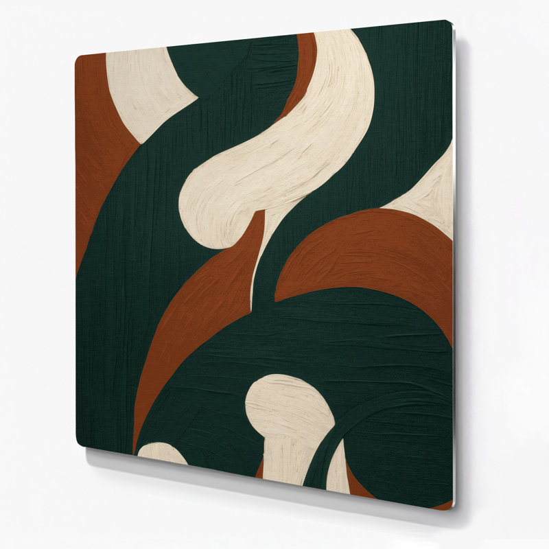 Art mural abstrait 49, H 12 po x l 12 po