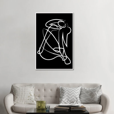 Matisse décolorée noire brossée par Mambo Art Studio - impression