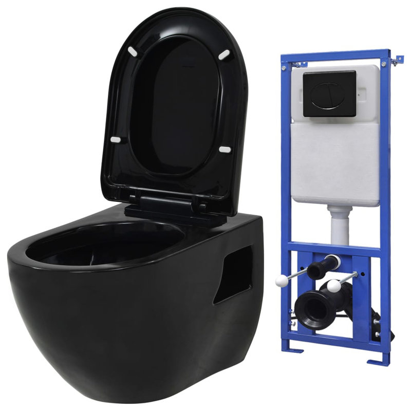 Belfry Bathroom Tamworth LPF Wall Mounted Kit (Seat Included)