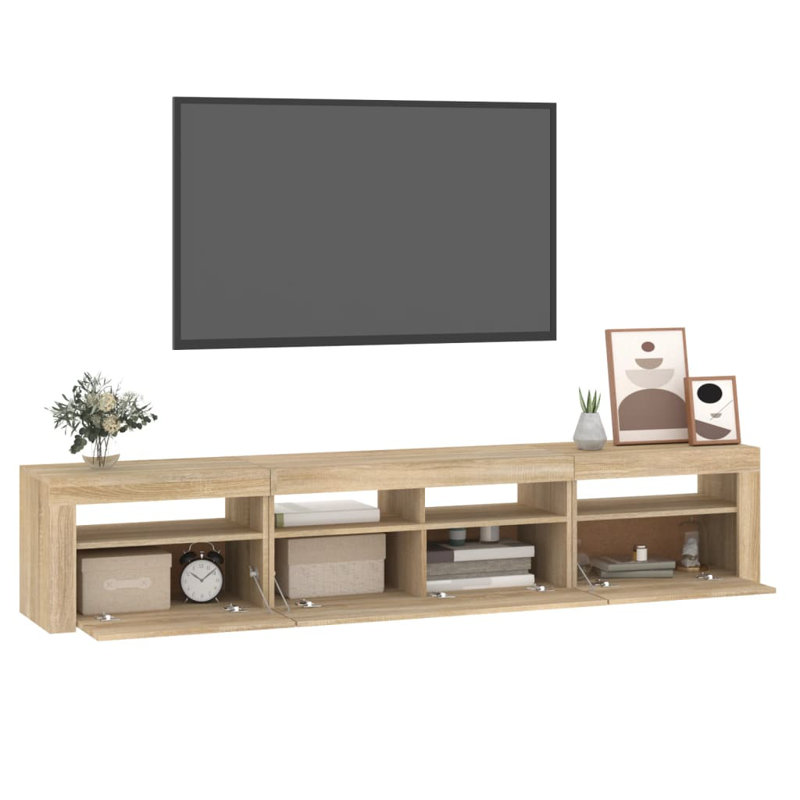 TV Stand, Sonoma Oak, 210cm