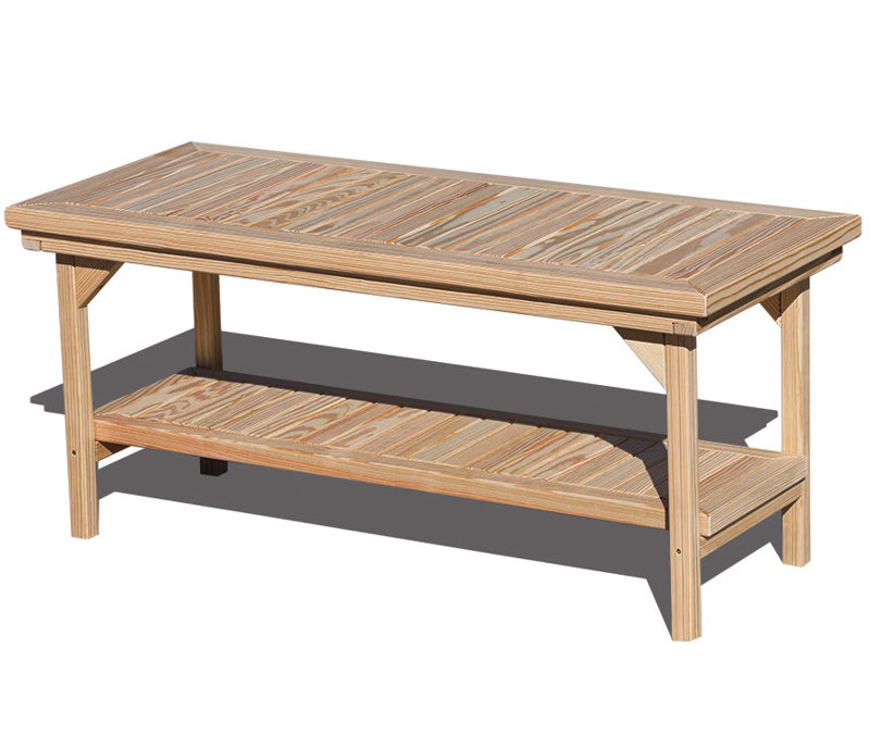 Table basse en bois de pin massif